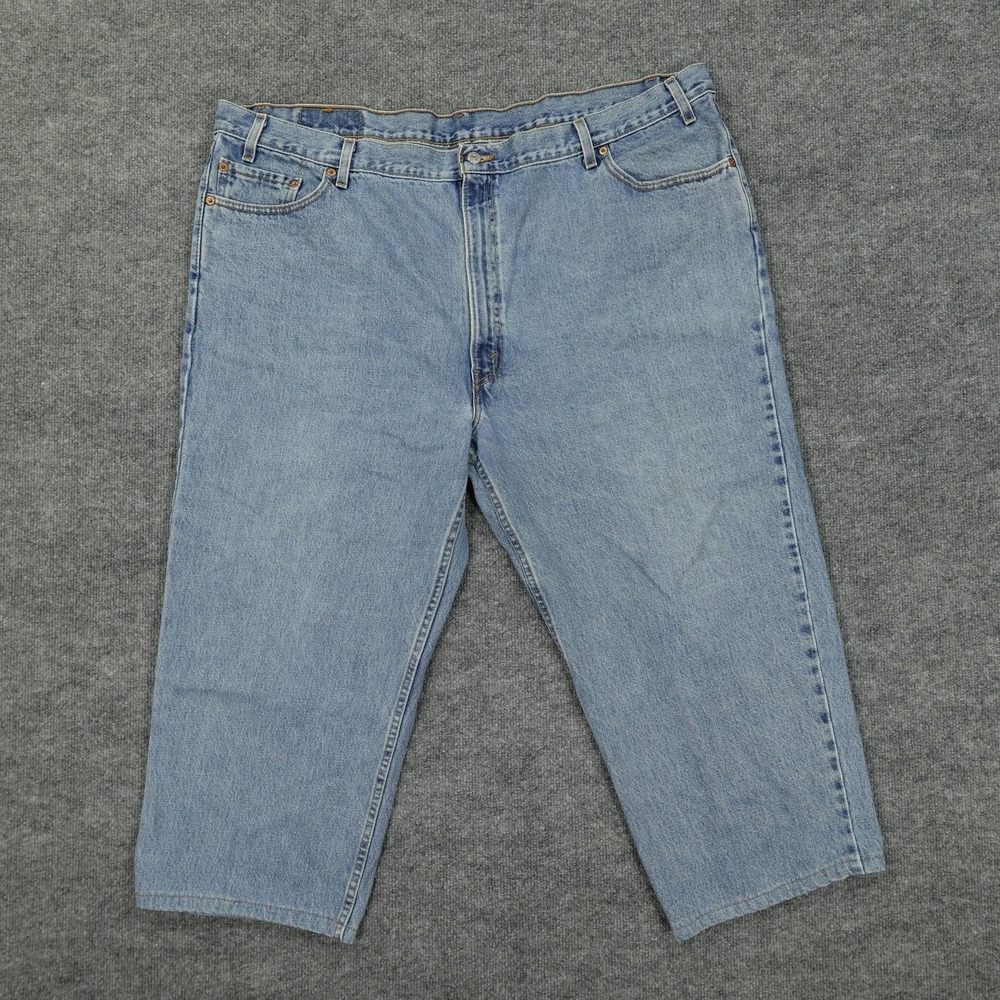 Vintage Levis 550 Jeans Mens 48x25 Blue Light Wash Relaxed Tapered Leg USA‎ Y2K